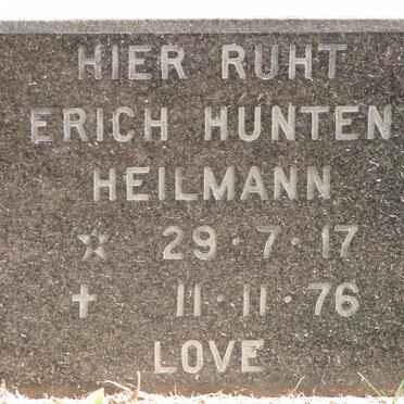 HEILMANN Erich Hunten 1917-1976