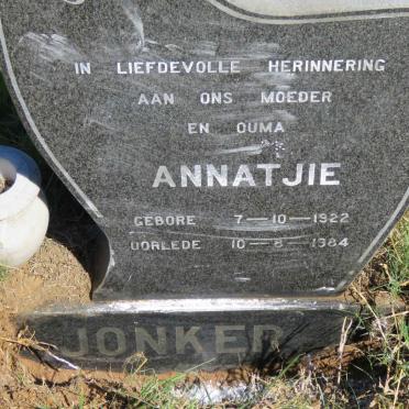 JONKER Annatjie 1922-1984