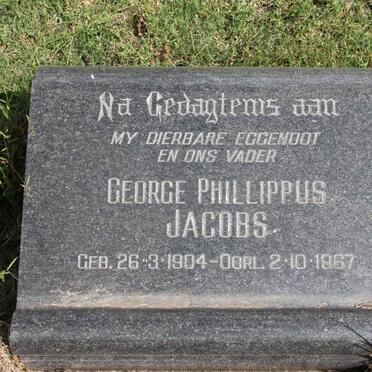 JACOBS George Phillippus 1904-1967