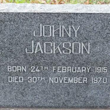 JACKSON Johny 1915-1970