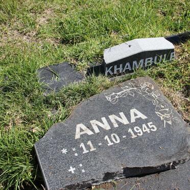 KHAMBULE Anna 1945-