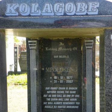 KOLAGOBE Ethel Mpolokeng 1977-2007