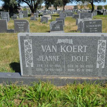 KOERT Dolf, van 1908-1982 &amp; Jeanne 1914-1992