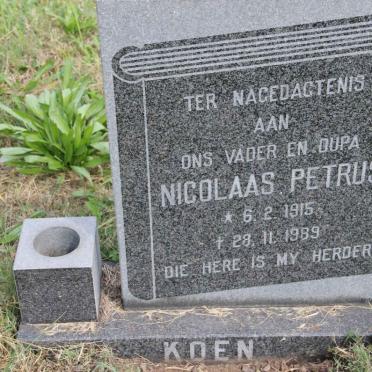 KOEN Nicolaas Petrus 1915-1989