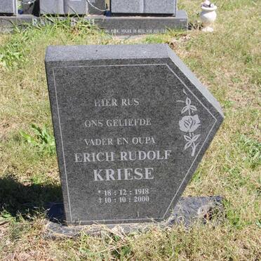 KRIESE Erich Rudolf 1918-2000