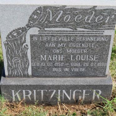 KRITZINGER Marie Louise 1952-1988