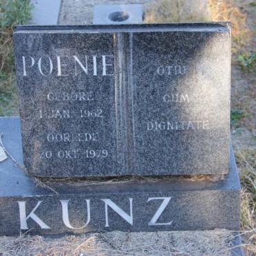KUNZ Poenie 1962-1979