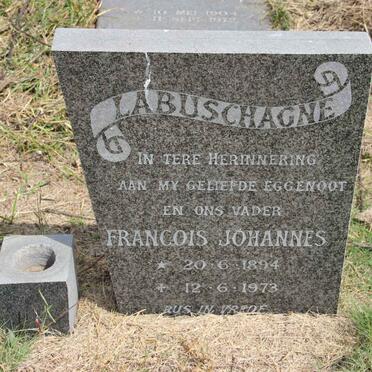 LABUSCHAGNE Francois Johannes 1894-1973