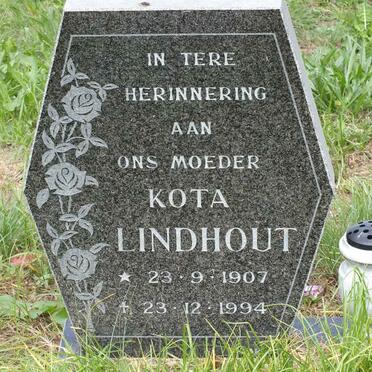 LINDHOUT Kota 1907-1994