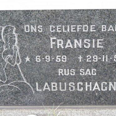 LABUSCHAGNE Fransie 1959-1959
