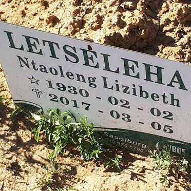 LETSELEHA Ntaoleng Lizibeth 1930-2017