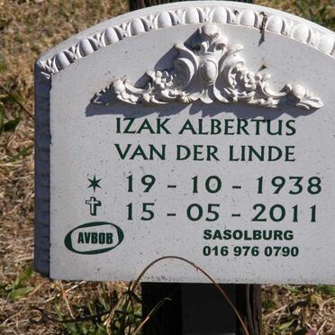 LINDE Izak Albertus, van der 1938-2011