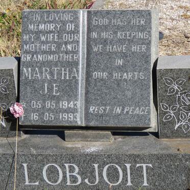 LOBJOIT Martha J.E. 1943-1993