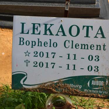 LEKAOTA Baphelo Clement 2017-2017