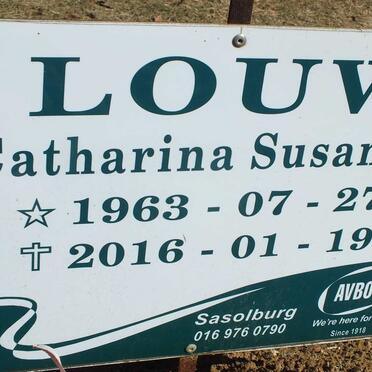 LOUW Catharina Susanna 1963-2016