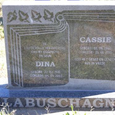 LABUSCHAGNE Dina 1941-2003 :: LABUSCHAGNE Cassie 1960-2010