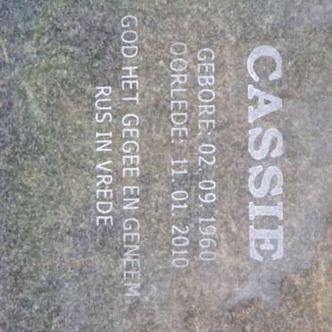 LABUSCHAGNE Dina 1941-2003 :: LABUSCHAGNE Cassie 1960-2010 