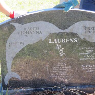 LAURENS Frederik Francois 1971-2007 &amp; Karen Johanna 1974-
