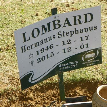 LOMBARD Hermanus Stephanus 1946-2015