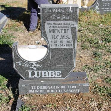 LUBBE H.C.M.S. 1927-2000