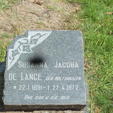 LANGE Susanna Jacoba, de nee HOLTSHAUZEN 1891-1972