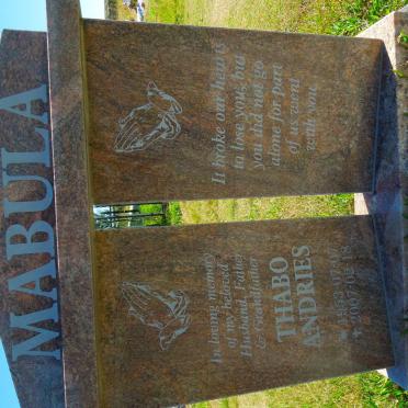 MABULA Thabo Andries 1953-2007
