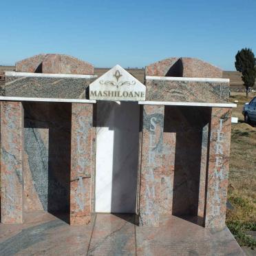 MASHILOANE Serame Jeremiah 1947-1999 &amp; Goitsemang Susan 1952-2007