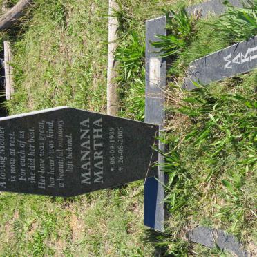 MAKHENE Manana Martha 1939-2005