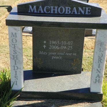 MACHOBANE Motshidisi Florence 1963-2006