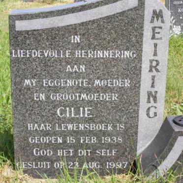 MEIRING Cilie 1938-1997