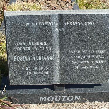 MOUTON Rosina Adriana 1935-2000