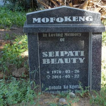 MOFOKENG Seipati Beauty 1976-2014