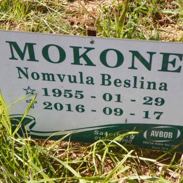 MOKONE Nomvula Beslina 1955-2016