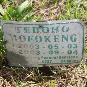 MOFOKENG Teboho 2003-2003