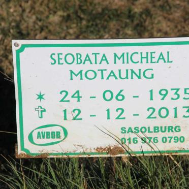 MOTAUNG Seobata Micheal 1935-2013