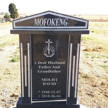 MOFOKENG Molifi David 1948-2018