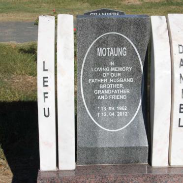 MOTAUNG Lefu Daniel 1962-2012