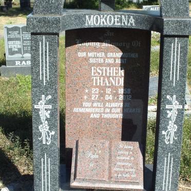 MOKOENA Esther Thandi 1958-2012