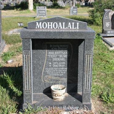 MOHOALALI Malefetsane Ishmael 1971-2012