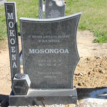 MOKOENA Mosongoa 1939-2005