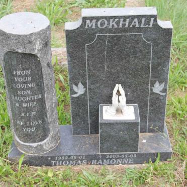 MOKHALI Thomas Ramonne 1952-2003
