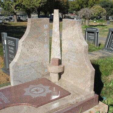 MSIMANGA Jeremia Mosokoli 1966-2012