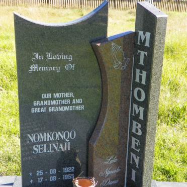MTHOMBENI Nomkonqo Selinah 1922-1955