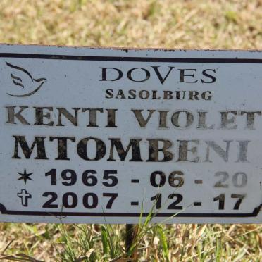 MTOMBENI Kenti Violet 1965-2007