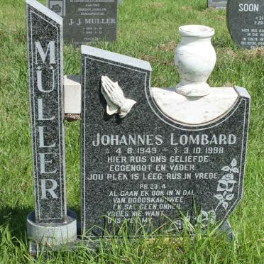MÜLLER Johannes Lombard 1949-1998