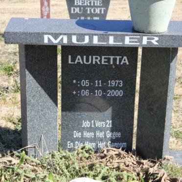 MULLER Lauretta 1973-2000