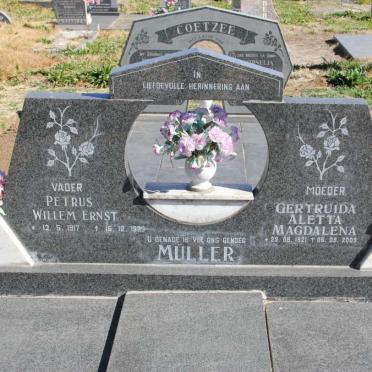 MÜLLER Petrus Willem Ernst 1917-1989 &amp; Gertruida Aletta Magdalena 1921-2003
