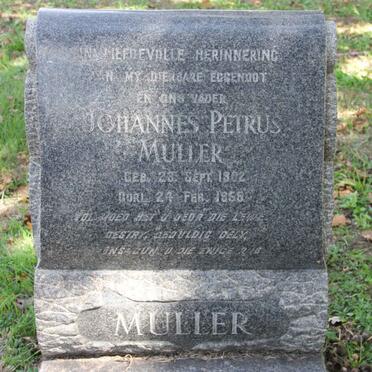 MULLER Johannes Petrus 1892-1955