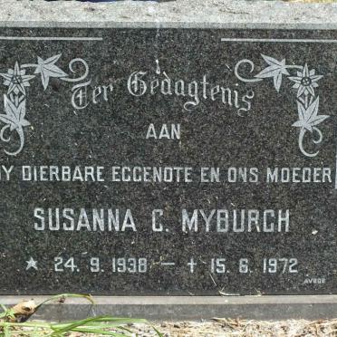 MYBURGH Susanna C. 1938-1972