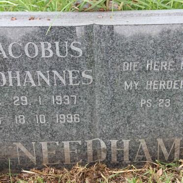NEEDHAM Jacobus Johannes 1937-1996